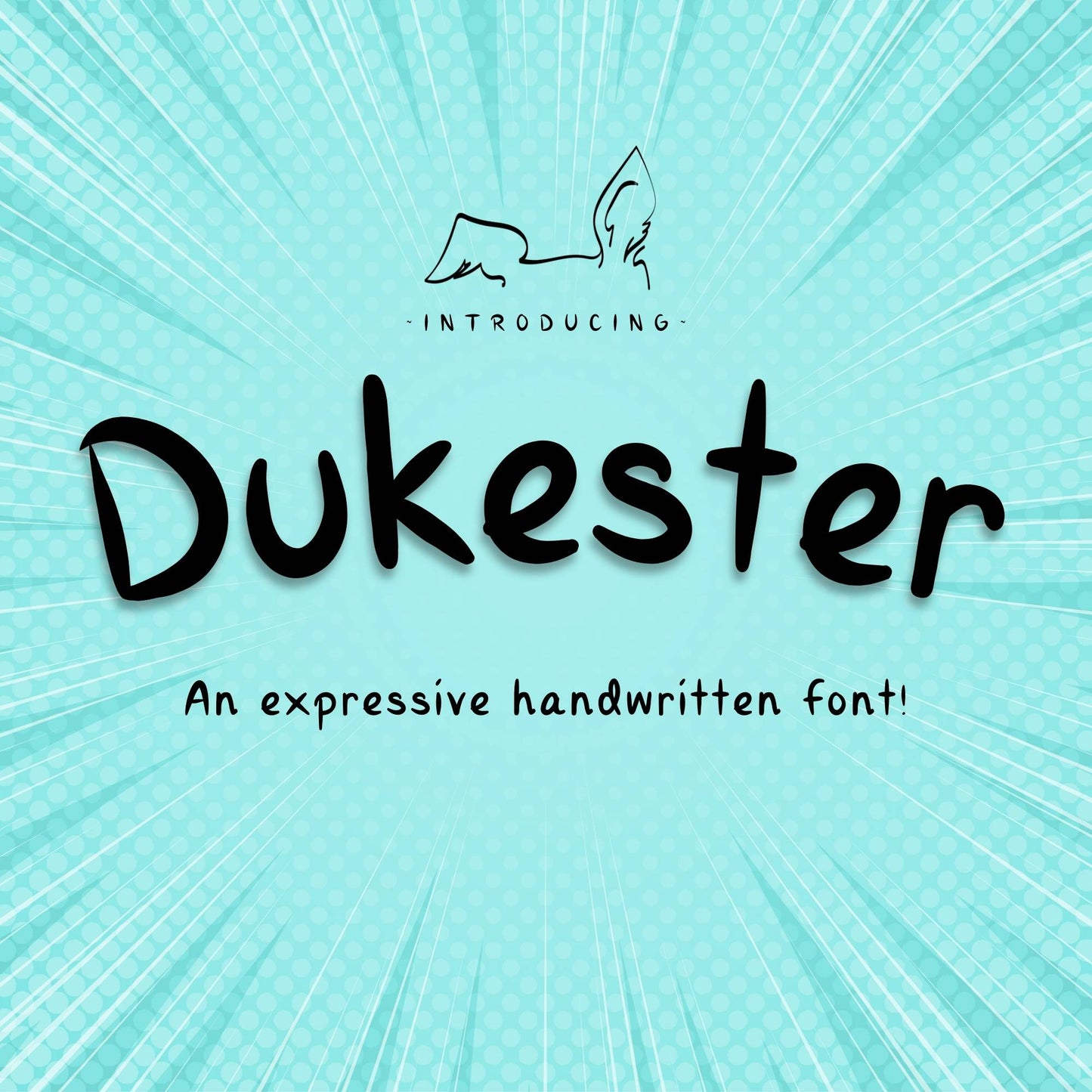 Dukester Regular, An Expressive Font