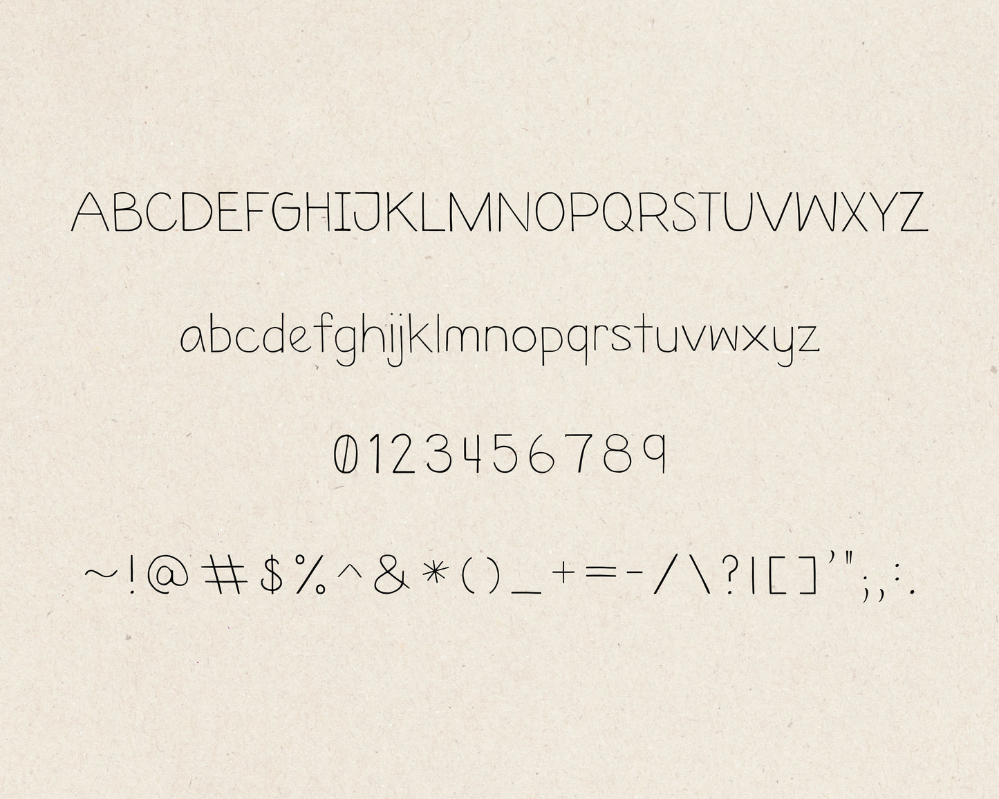 Babeshand, A Clean, Handwritten Font