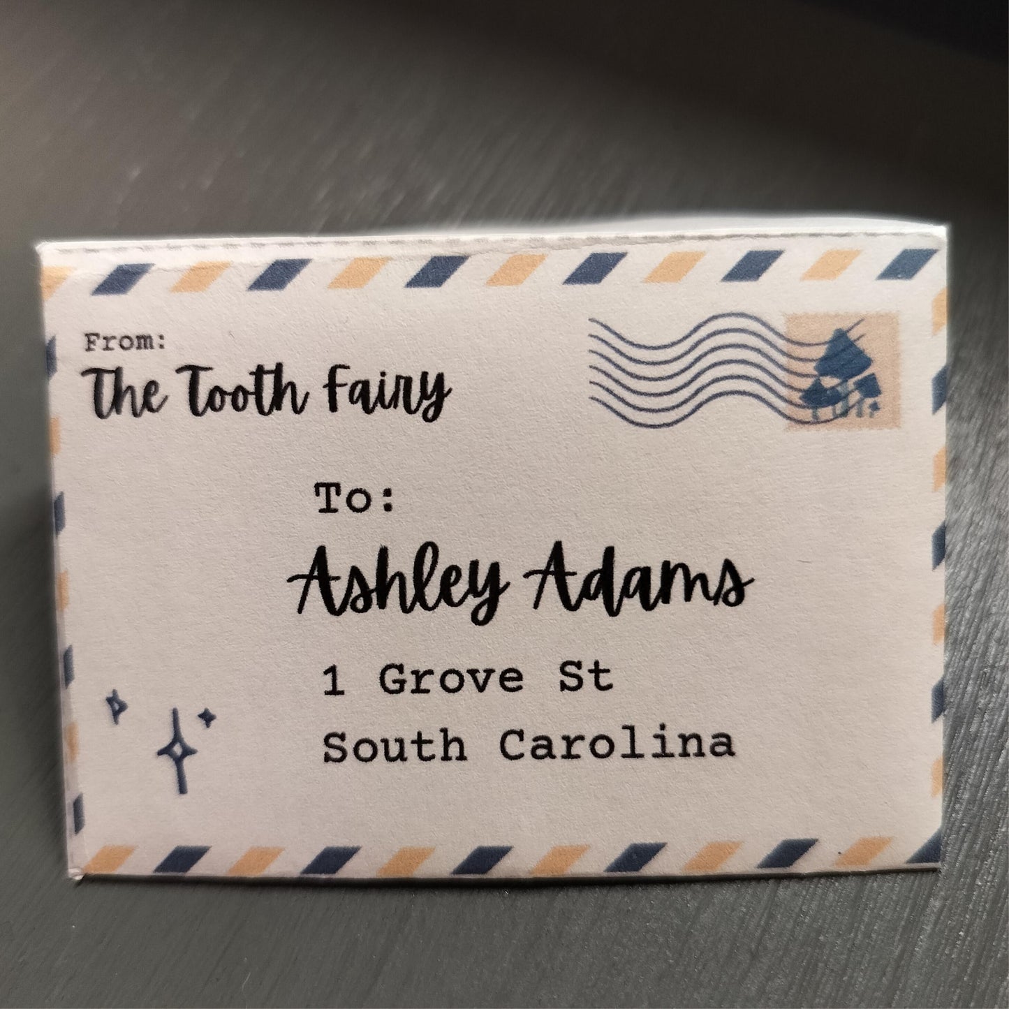 Tooth Fairy Set w/ Receipt and Mini Envelope for Child Who Has Lost First Tooth
