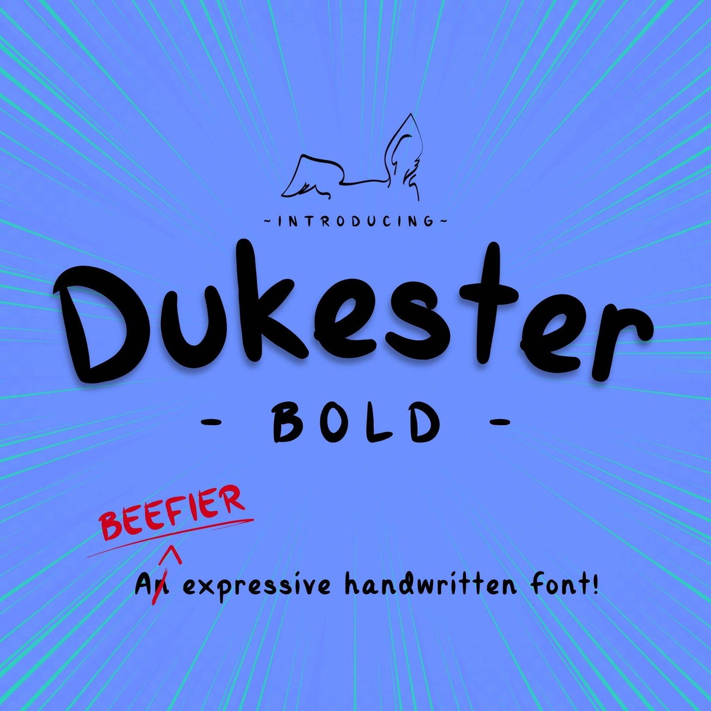 Dukester Bold, A Bold, Expressive Font