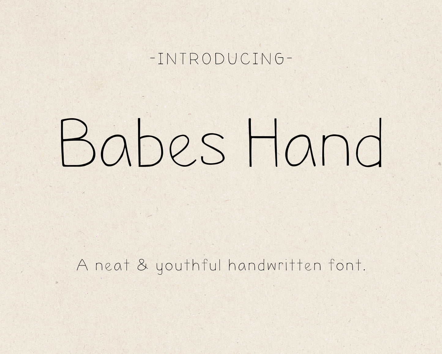 Handwritten Font, Fun Handwriting Font, OTF & TTF, Note Taking Font, Personal & Commercial Use License Included (Copy)