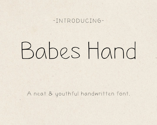 Handwritten Font, Fun Handwriting Font, OTF & TTF, Note Taking Font, Personal & Commercial Use License Included (Copy)