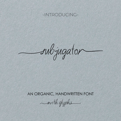 Kaleidoscope & Subjugator, A Glyph-Font Bundle of 2