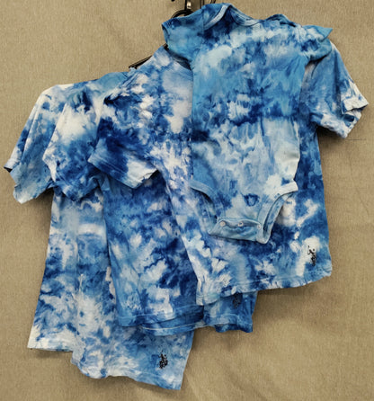 The Deep End Ice Tie-Dye Kid's T-Shirt, Size Small 6-7