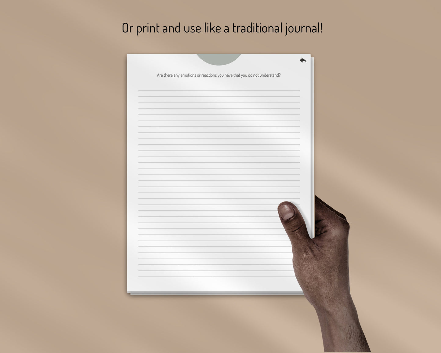 Digital Hyperlinked and Printable Shadow Work Journal with Journaling Prompts and Worksheets