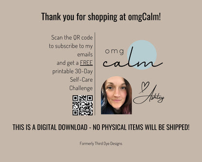 Printable "I am" Affirmation Cards for Trauma Recovery