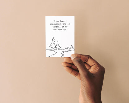 Printable "I am" Affirmation Cards for Trauma Recovery