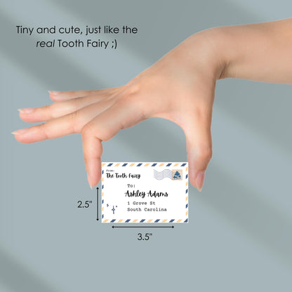 Tooth Fairy Set w/ Receipt and Mini Envelope for Child Who Has Lost First Tooth