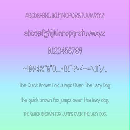 Outlined Coloring Font with Commercial Use License Included, Handwritten Tracing Font Letters, Fun Font, Handwriting Practice, OTF & TTF