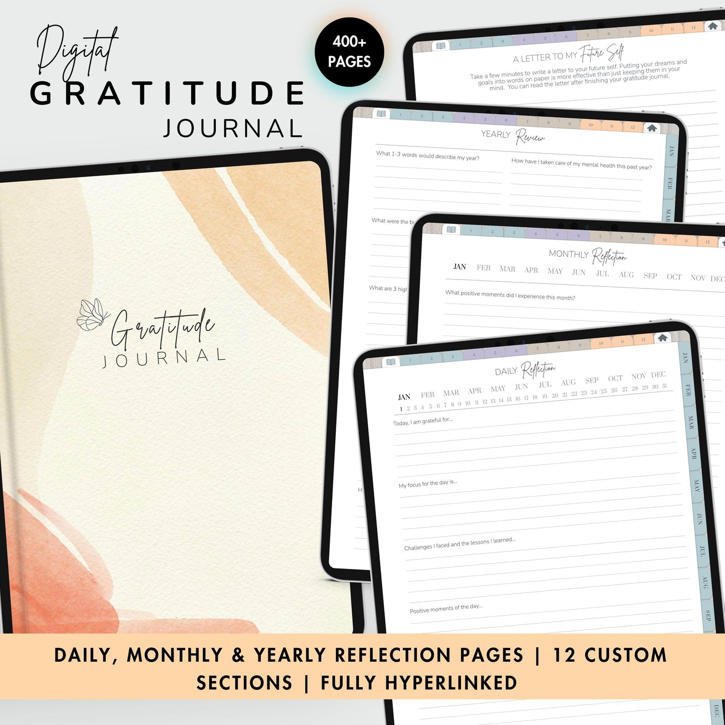 Digital Daily Gratitude Journal Download