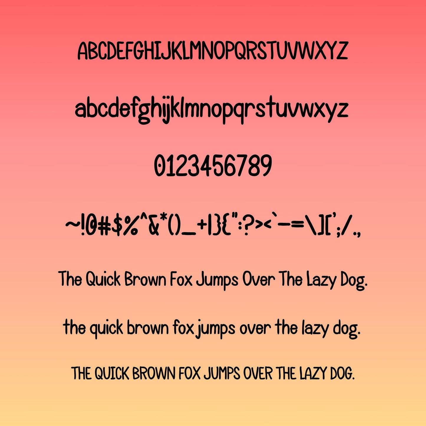 Handwritten Font with Commercial Use License Included, Fun Doodle Font, Handwriting Font, OTF & TTF